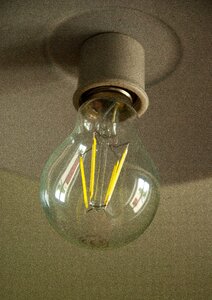 Lighting lamp filament photo