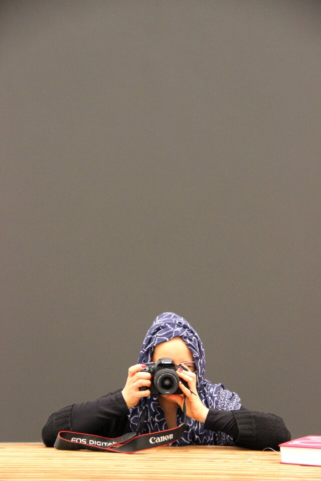 Headscarf immigration photograph