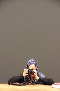 Headscarf immigration photograph