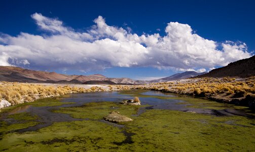 Andes landscape cordillera