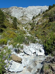 Mountain river landscape sierra tejeda photo