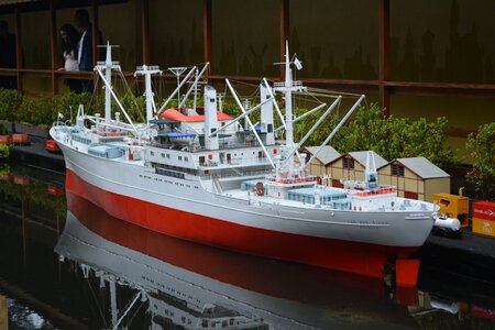 Ship miniature boat photo