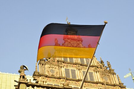 Flag national colours germany colors photo