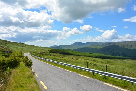 Caha pass mountains clouds photo