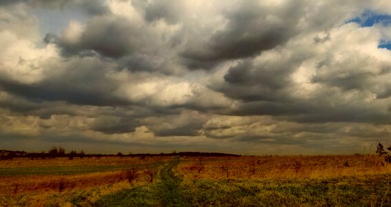 Clouds dark sky
