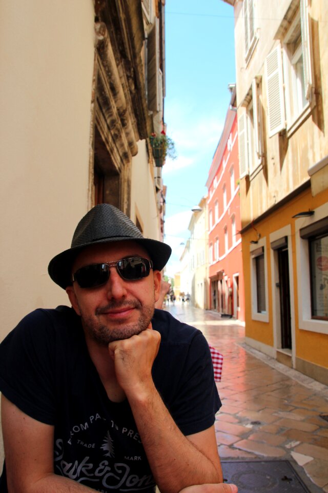 Break man tourist