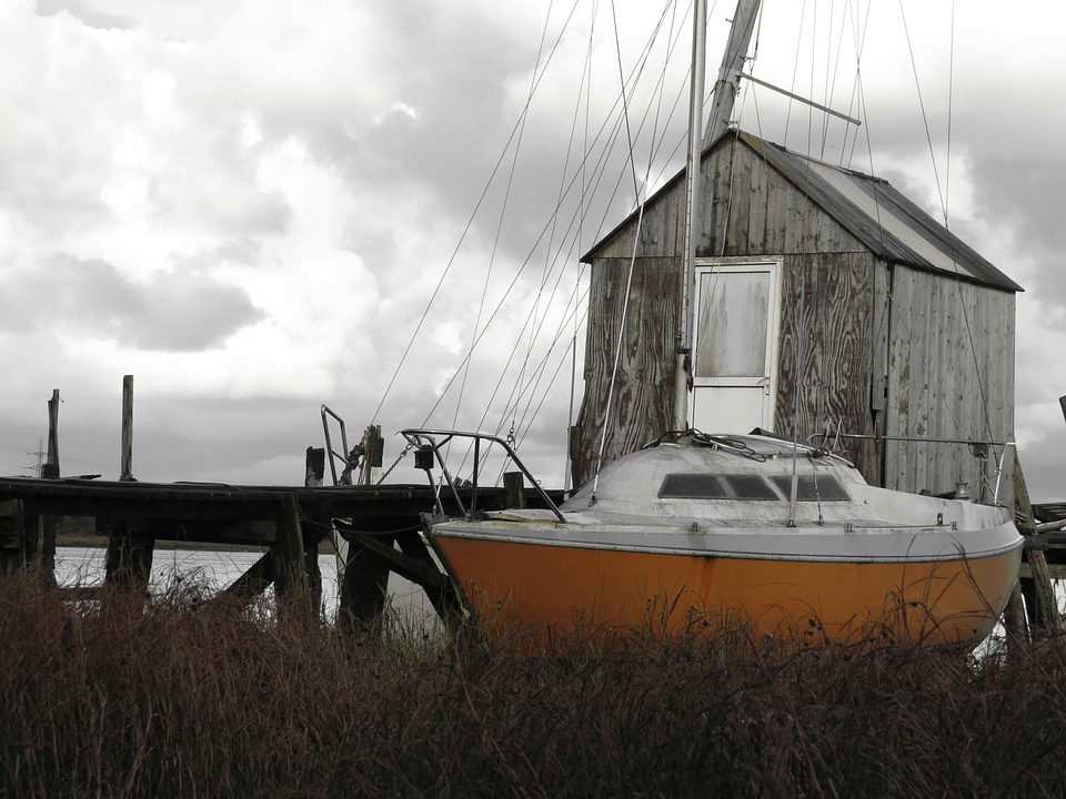 Abandoned old dirty