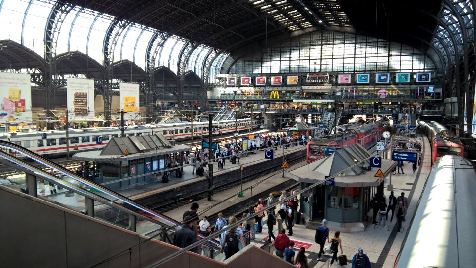 Station railway europe photo