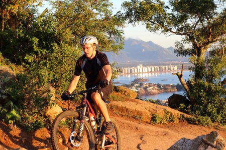 Bike pilot beach