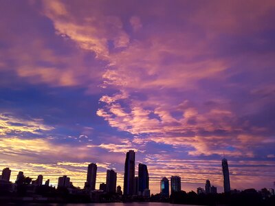 Morning landscape sunset photo