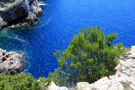 Kornati islands national park blue photo