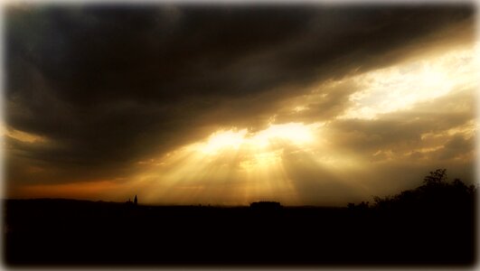Sunset clouds sky