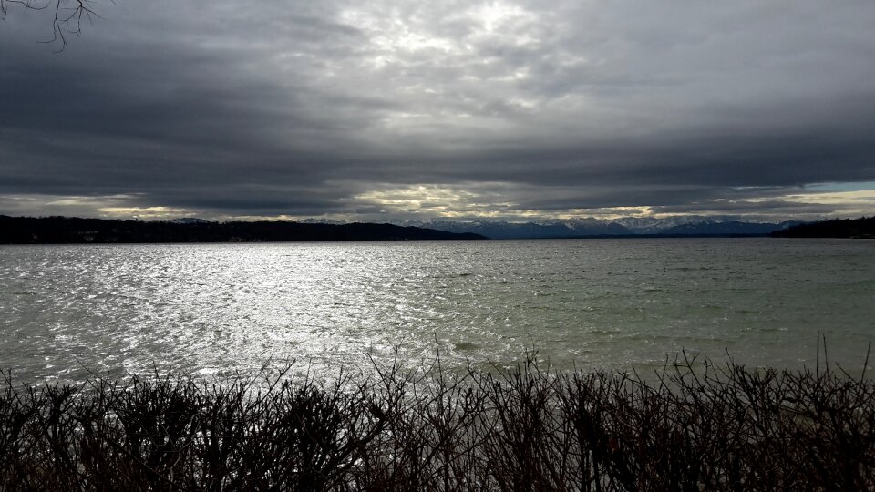 Gloomy sky nature photo