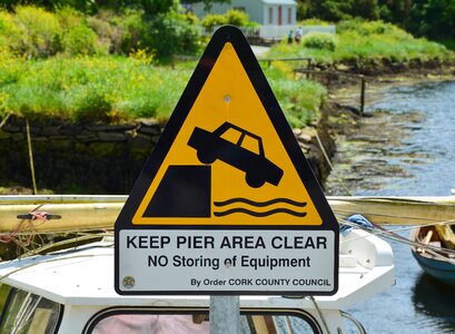 Street sign ireland traffic sign