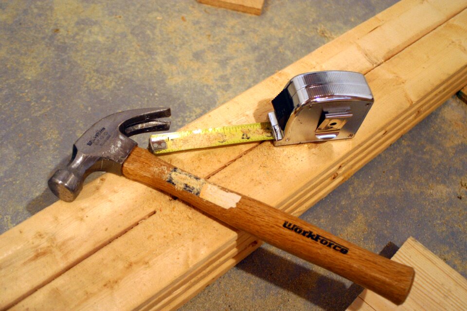 Construction brown tools