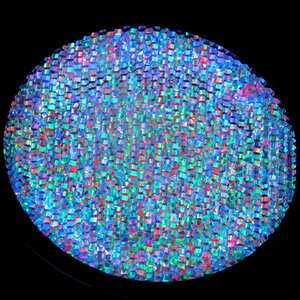 Colorful granular prism photo