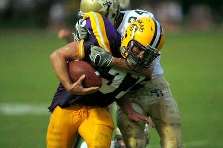 Runner ball carrier game photo