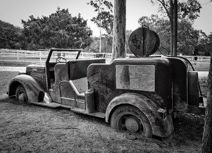 Retro antique vehicle photo
