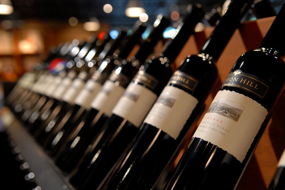 Bottles brown wine brown bottle