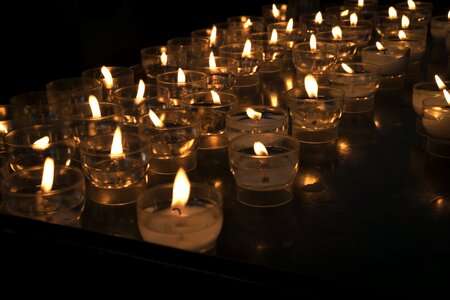 Religion flame dark