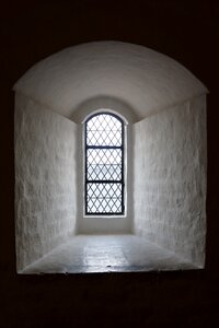 Castle window white wall inside the box