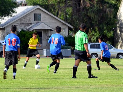 Competition kids soccer boy photo