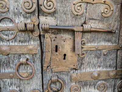 Church door gate