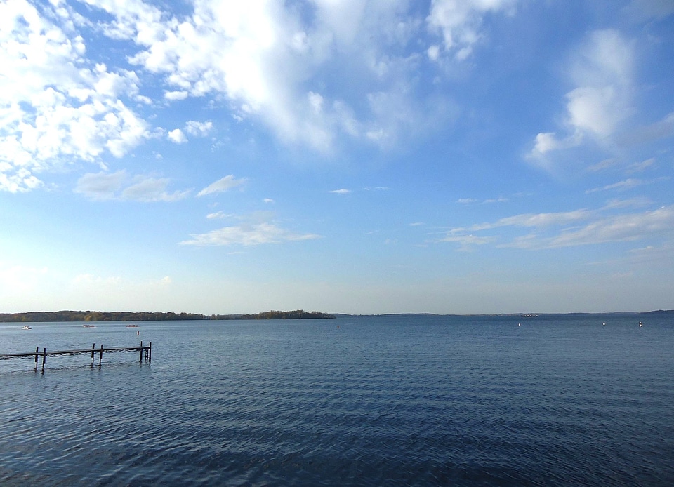 Summer spring lake
