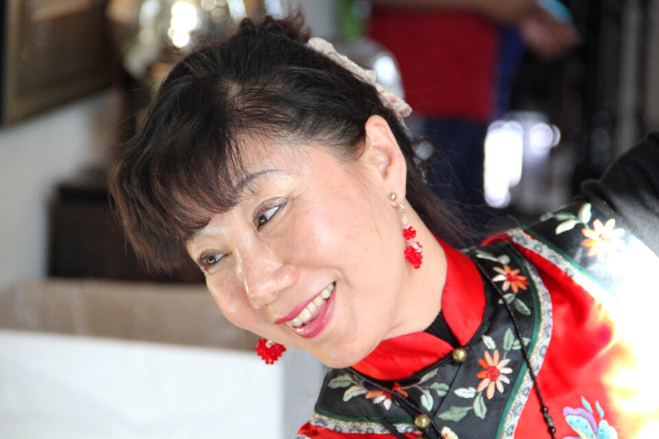 Traditional fashion woman