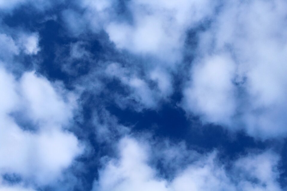 White sky blue sky