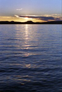 Sunset water landscape photo
