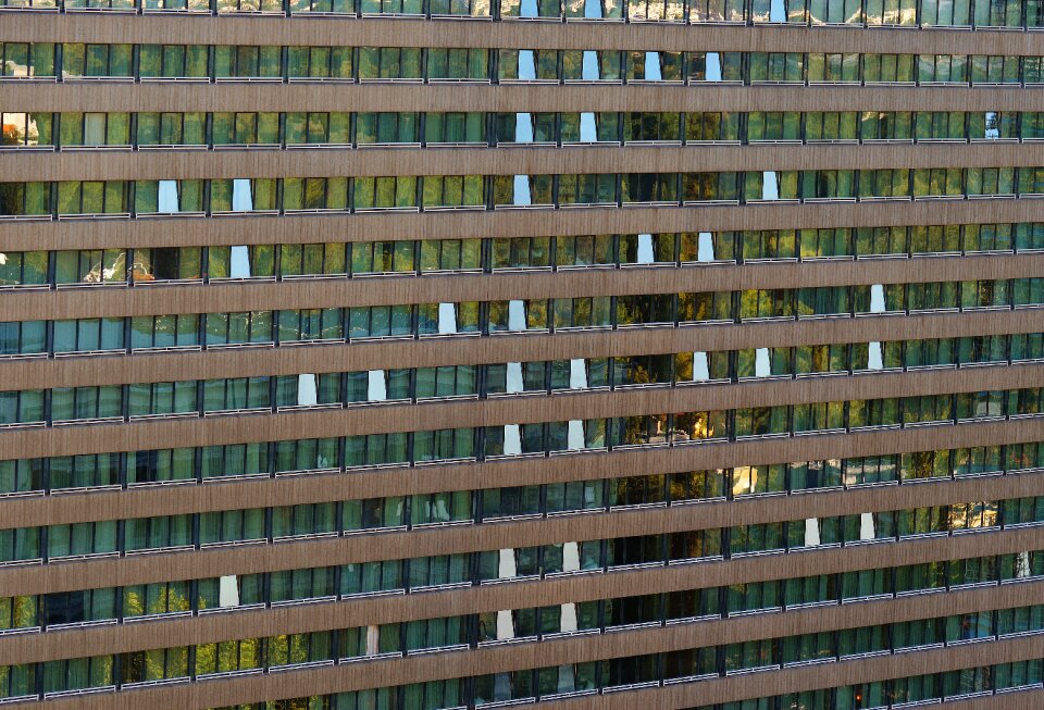 City facade big city