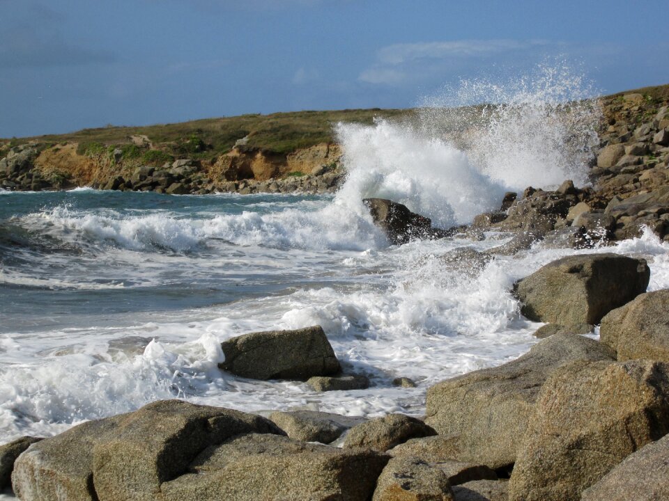 Seaside atlantic shore