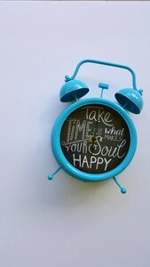 Alarm face happy