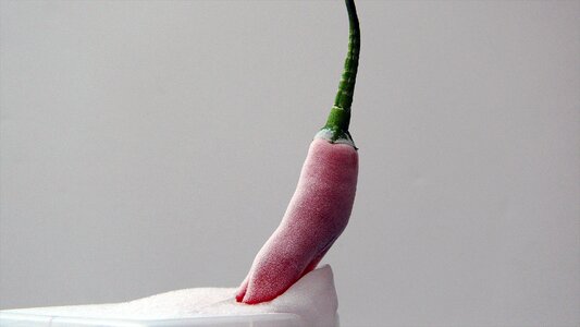 Delicious ice strawberry