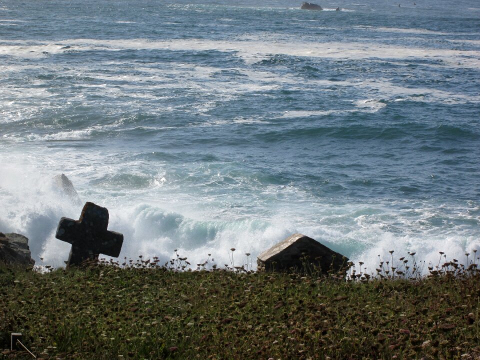 Side wild coast ocean