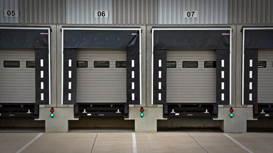 Handling goods truck industry