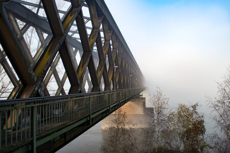 Rhine fog no end photo