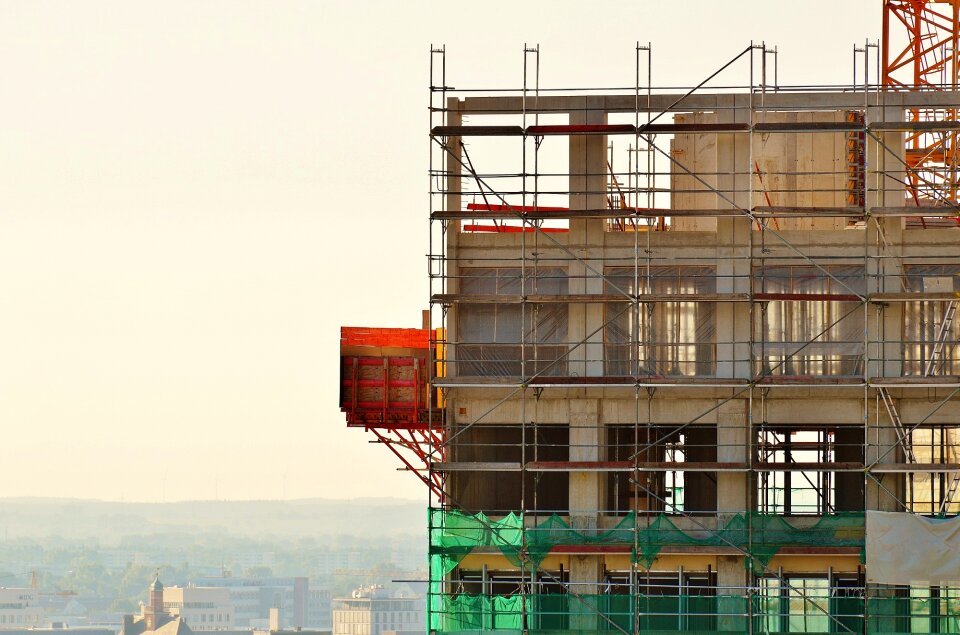 Building construction work housebuilding