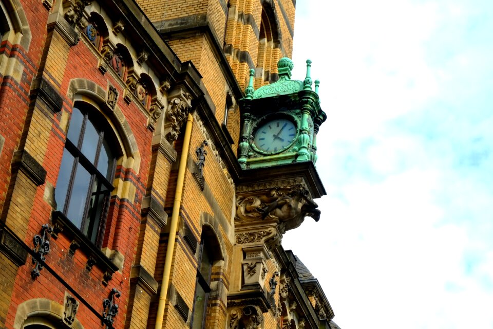 Antique time of clock face