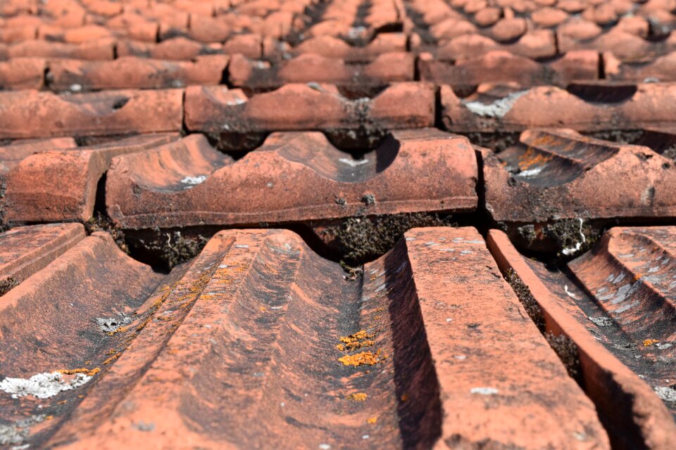 Roofing brick roof