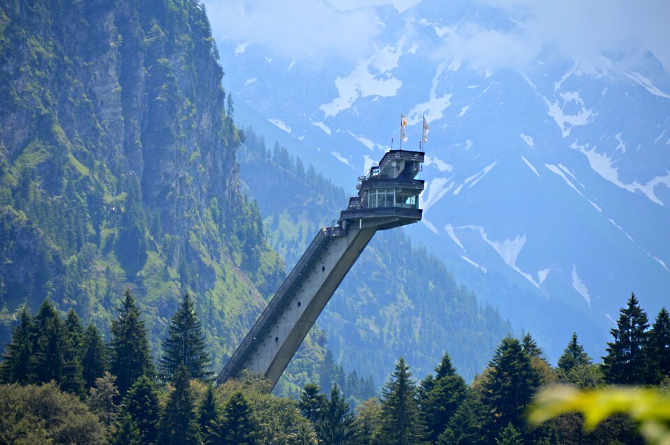 Ski sport ski jump ski jumping