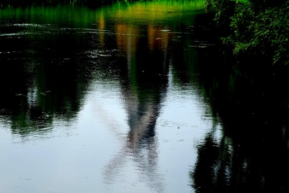Landscape reflections pond