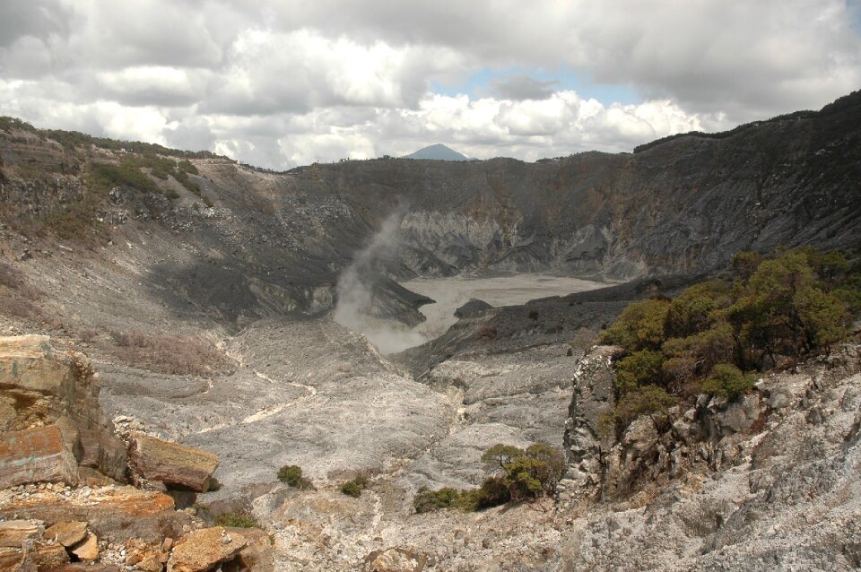 Volcano hiking volcanic