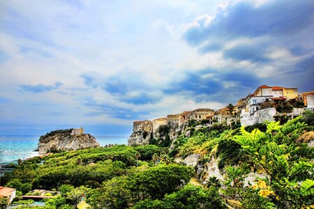 Coast sky italy photo