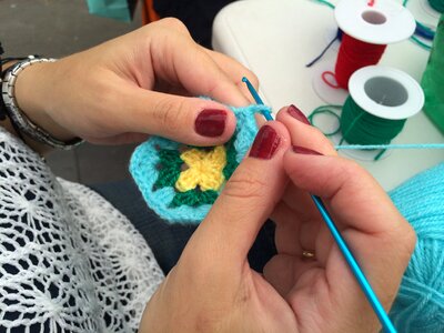 Crochet crafts thread photo