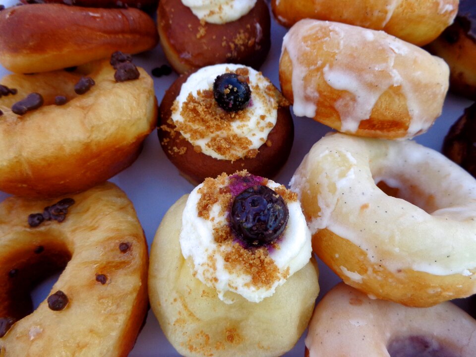 Dessert mini donuts
