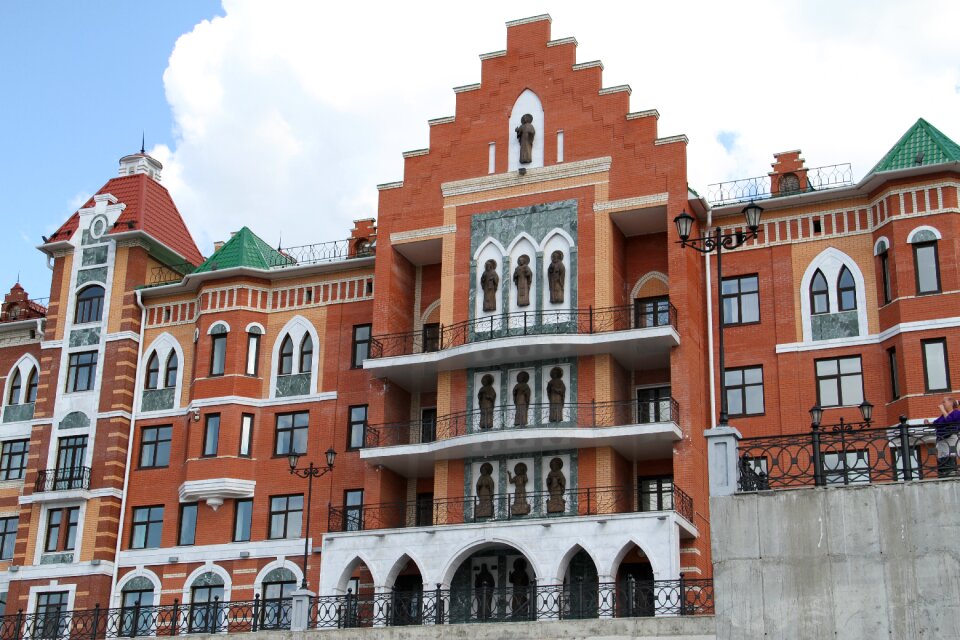 Sights russia red brick