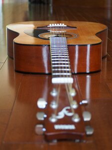 Acoustic acoustic guitar brown guitar photo