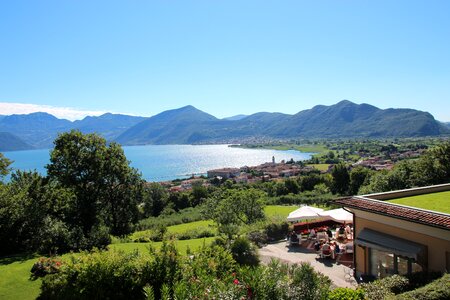 Water landscape lake iseo